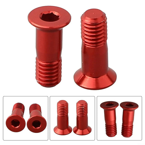M5 Rear Derailleur Guide Wheel Screw Set In Lightweight Aluminum Alloy With Thread Locking Glue For Easy Diy Bike Repairs And Maintenance, 14.2 mm Tension Bolts Fits Multiple Colors Black Red Orange Purple, 2 Pack
