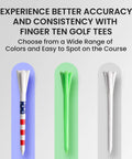 Plastic Golf Tees Unbreakable Bulk Pack 200 500 1000 Count Two And Three Quarters Inch To Three And A Quarter Inch Stable
