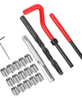 Pro Grade Thread Insert Repair Kit For Automotive Parts With High Precision Thread Sleeve And Durable Wear Resistant Aluminum Thread Repair For Damaged Threads In Motors Engines And Switchgear, tap and inserts