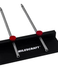 Edge Guide Drill Fence For DrillMatePRO 1349 All Metal Construction, built like a tank, visible front view with two rods