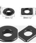 Solid Shifter Bushing Kit For VW GTI Mk6 Mk7 6 Speed Manual MQ250 MQ350 Aluminum 6061 round and square side plates with dimensions