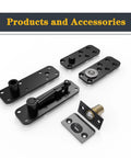 Beefy Heavy Duty Stainless Steel Hidden Door Pivot Hinge System for Wooden Doors 360 Degree Rotation Invisible Door Hinges