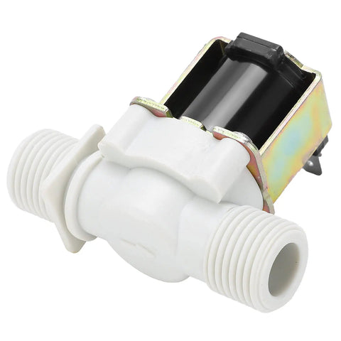 Normally Closed Solenoid Valve G1/2 Threaded Heavy Duty Brass Nylon For Refrigeration And Drip Irrigation Leak Proof High Flow Simple Hook Up Built Tough