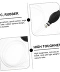 Manual Fuel Transfer Siphon Pump Hand Pump For Liquids Lightweight Portable Oil Sucker For Vehicles And Equipment Safe Fluid Transfer With Backflow Prevention PVC rubber hand bulb and clear tubing