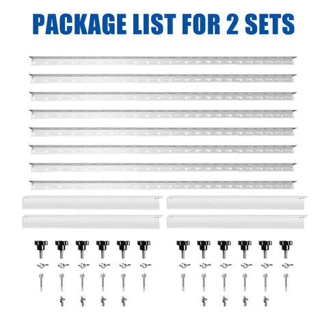 Heavy Duty Solar Panel Mounting Kit With Foldable Tilt Legs For Roof RV Boat And Off Grid Installations package contents