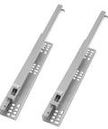 Pair of Whisper Quiet Drawer Slides For Cabinets And Drawers, Beefy Cold Rolled Steel Build With Beast Load Bearing