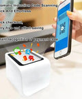 Desktop Barcode Scanner With Auto Sensor USB Powered No Fuss Plug And Play Hands Free Bar Code Reader scanning mobile QR code