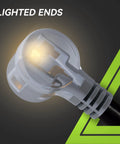 Close-up of LED end of Beefy 25 Ft Welder Extension Cord 250V 8 AWG NEMA 6-50 STW With LED Indicator Oil And Abrasion Resistant Jacket