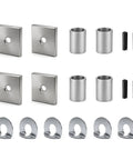 Easy Change Quick Hitch Replacement Hardware Kit For 3 Point Hitch Cat 1 Implements Ready Carbon Steel Lynch Pin Washers Versatile Bushings Built Tough For Smooth No Fuss Alignment And Quick Hitch Operation, Cat 1 hardware set with washers, bushings, shims, and pins