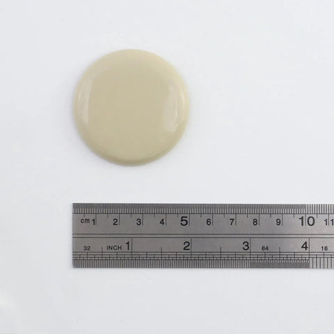 16 Piece Round White Adhesive Furniture Sliders for Sofas Tables Chairs Beds Easy Install Floor Protection Cushions 2 Inch Felt Pads