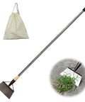 Adjustable Long Handle Steel Flat Shovel For Outdoor Cleaning And Weeding Multifunction Snow And Ice Scraper Tool with storage bag