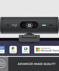 Straight Up 1080P Webcam With Smart Auto Lighting Show Mode Built In Noise Cancelling Mics Privacy Shutter on monitor