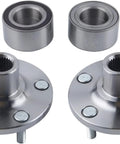 Front Wheel Hub Bearing Kit Pair Left And Right For 2012 2018 Ford Focus And 2013 2018 Ford C Max Hub81 Compatible Durable