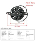 Gotta Have This Universal 4 Inch Electric Cooling Fan For Motorcycle Radiator And Oil Cooler Slaps Right On any Dirt Bike Motocross Or ATV