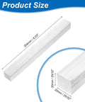 Square Aluminum Flat Bar 25 By 32 Inch Thick And Wide Eight Inch Long 6061 Aluminum Flat Plate Solid Mill Stock With Gloves, size detail
