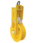 Fiber Optic Sheave With Slip Hook For Aerial Lifts, 8 Inch Diameter, Built Tough Lightweight Corrosion Resistant Hoist Accessory
