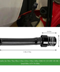 Two Pack Aluminum Breather Valve Hose Kit For ATV Dirt Bikes 50cc To 125cc With CNC Fuel Tank Cap in use on red bike