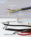 600W 12V 50A LED Power Supply With Switch Driver 220V 230V AC Input DC Output Rainproof Enclosure Beefed Up For Industrial Lighting Projects Ready For Full Container Load Shipping. Wire connections shown