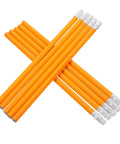 Adjustable Carpenter Pencils Hb Graphite Marking Pencils With White Eraser Tips for construction and office use in cross arrangement
