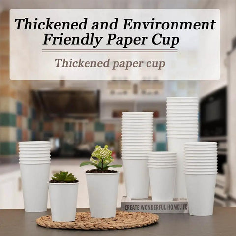 180 Pack 16 Oz Disposable Coffee Cups White Paper Cups For Hot Or Cold Beverages Water Juice Or Tea Sturdy Anti Leak Display