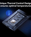 2TB Portable SSD SL500 USB 3.2 Gen 2x2 Up To 2000 MBps Read 1800 MBps Write thermal control feature