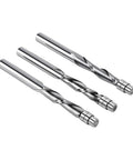 Top Tier 1/4 Inch Flush Trim Router Bit Set With Tungsten Steel Down Spiral Cutting Edge For Professional Woodworking CNC Machines And Exact Finish Cuts On Hardwood Projects Today - three tungsten router bits.