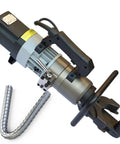 Portable 1800W Hydraulic Rebar Bender For Bustling Job Sites And Compact Garages, showing handheld electric steel bar bending tool.