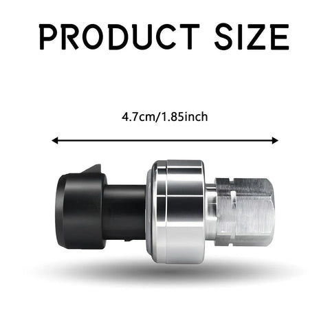 Side view of High Pressure AC Sensor Switch Replaces OEM 1551343 13587668, showing 4.7cm size for Buick GMC HVAC system.