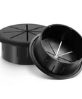 Two Inch Desk Grommet Black For Cables Flexible Cable Grommet Pack Of Five Fits Two Inch Holes With An Overall Diameter Of Two Point Four Inches