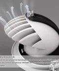 ELUKHT White LED Gimbal Downlight - Dimmable Recessed Lighting Kit for Home & Commercial Spaces,30w-White Light aluminum radiator with guide fins for heat dissipation.