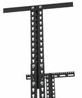Close-up of metal frame for Overhead Garage Storage Rack with Oversized 8 Foot by 4 Foot Platform and Adjustable Height 23 to 37 Inches.