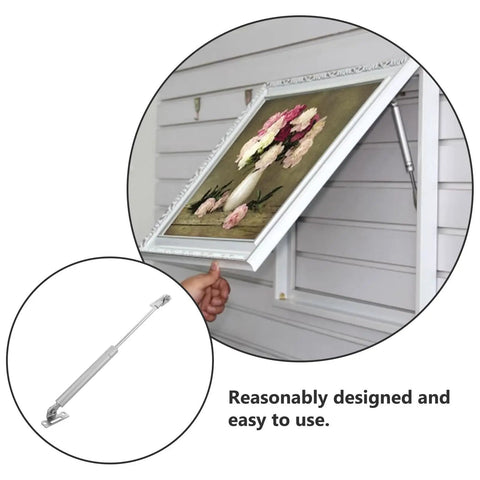 Heavy Duty Cabinet Hinge Lift Up Hinge For Kitchen Wardrobe With Versatile Design And Sturdy Iron Hardware Providing 40N Support
