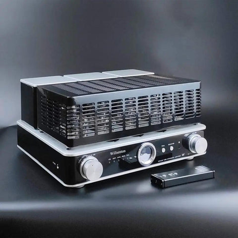 Quad KT88 Tube Amplifier HiFi Integrated Amp With Headphone Output, Replaceable EL34 Or 6550 Tubes, Silver Finish