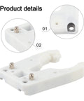 Super Secure ISO30 Tool Holder Claw Clamp For CNC ATC Machines, detailed view of white body with metal pins, precise design