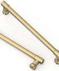 10 Pack 7.5 Inch Champagne Bronze Cabinet Pulls For Kitchen Cabinets Drawers And Cupboards Durable Rust Resistant Solid Metal Handles