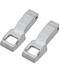 Washer Door Lock Strike 2 Pack For LG Washers Replacement Kit, Fix Door Not Locking, Water Leaks, And Door Wear, No Fuss Install, Durable Steel Construction silver steel strikes