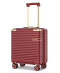 Carry On Luggage With Removable Spinner Wheels And Built In TSA Lock 18 Inch Hard Shell Carry On Suitcase For Lightweight Travel Red