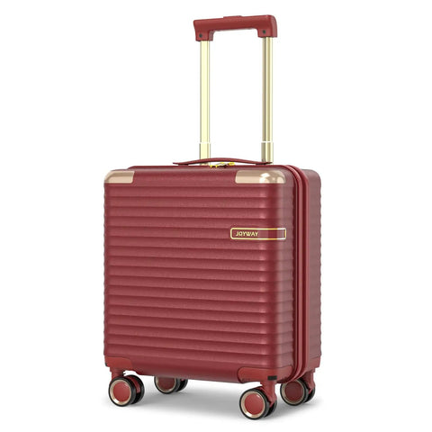 Carry On Luggage With Removable Spinner Wheels And Built In TSA Lock 18 Inch Hard Shell Carry On Suitcase For Lightweight Travel Red