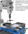 Tap Handle Set For Hand Tapping On Milling Machines With Tap Guide Compatibility And Low Profile Design installed on milling machine