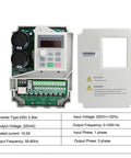 2.2kW VFD Inverter For CNC Machines, 220V 1-Phase Or 3-Phase Input, Precise Variable Speed Control unit with specifications chart