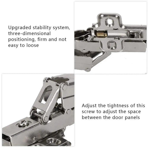 Soft Close Concealed Cabinet Hinges 175 Degree Swivel For Kitchen Cabinets with adjustable screw feature