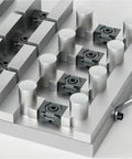 Heavy Duty M6 M8 M10 M12 Ok Vise Precision Clamping Tool With Tooth Surface For CNC Multi Station Batch Processing Made From Tough 440C Steel That Handles Any Job Like A Boss on a metal surface with precise clamping fixtures.