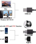 40-1000X USB Microscope With Portable Carrying Case For Kids And Adults, Perfect For Coins, Circuit Boards, Stamps, Skin, Hair, Jewelry And Insects, Type C And Micro USB OTG Compatible, Great For DIY Projects And Education, An Awesome Learning Tool. USB 2.0 and Type-C connectors for Mac, Windows, and Android