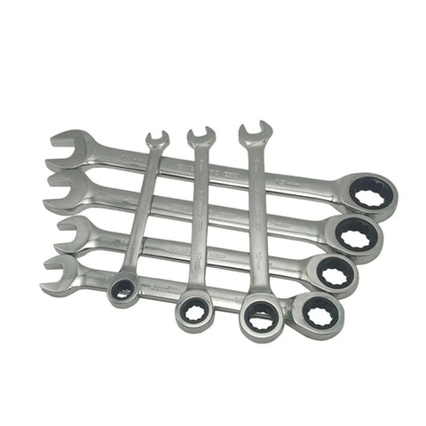 8 To 32mm Ratchet Spanner Set With Reversible Wrenches And Gear Ring Keys For Auto Repair Pro Grade Built To Last Durable Alloy Build