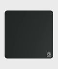 Extra Large Soft Gaming Mouse Pad With Buttery Smooth Glide Surface And Textured Control Layer To Lock In Precision Aiming And Crush Ranked Matches In Jet Black Desk Mat, top view.