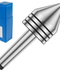 MT2 Tailstock Live Center For Wood Lathe Beefy Heavy Duty Steel Live Revolving Center With 60 Degree Ball Bearing Precision High Speed Turning CNC Compatible Lathe Accessory For Metal And Wood