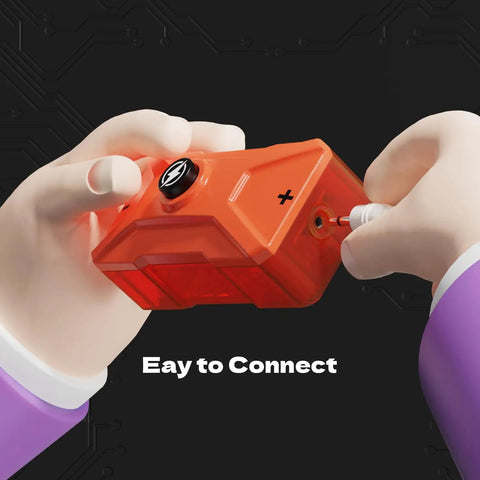 Child's hands connecting module from Electric Circuit Kit For Kids With Over 380 Hands On Projects STEM Electronics Toy For Boys And Girls