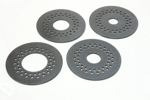 Four Throat Plate Inserts In 19mm 25mm 32mm And 44mm For Spindle Sander 3.8 Inch Compatible With Triton TC450SPS Perforated Design