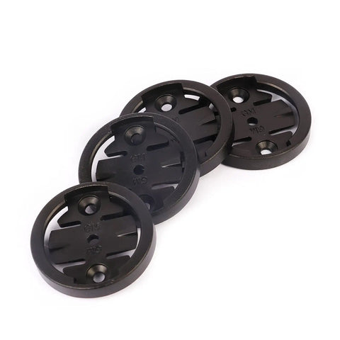 Gear Up With This 4 Pack Bike Mount Replacement Inserts for Out Front Cycling Computer Mounts, round black adapters