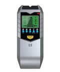 5 in 1 for stud Finder Wall Scanner with LCD Display for Wood Metal AC Wire Detection Deep Scan Mode DIY Tool(Yellow black) front view showing the LCD screen and buttons.